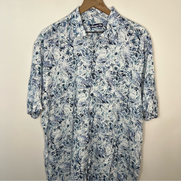 Johnnie-O Hangin Out Linen Blend Short Sleeve Button-Up Tristen Style Men's XXL - Picture 2 of 6